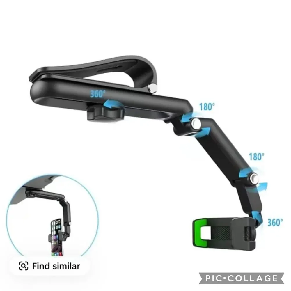 Multi-function Sun Visor Universal 360 Degree Rotating Phone Holder